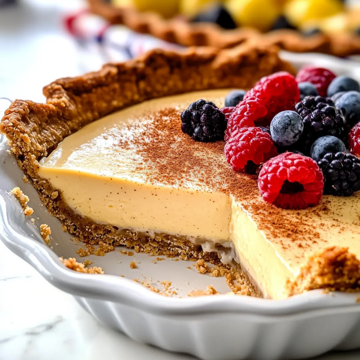 Old Fashioned Custard Pie