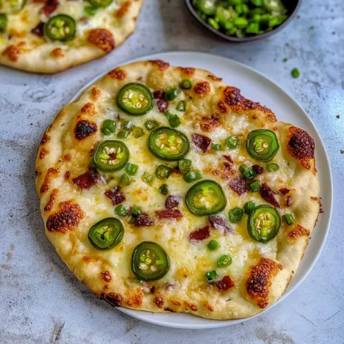 Jalapeño Popper Naan Flatbread