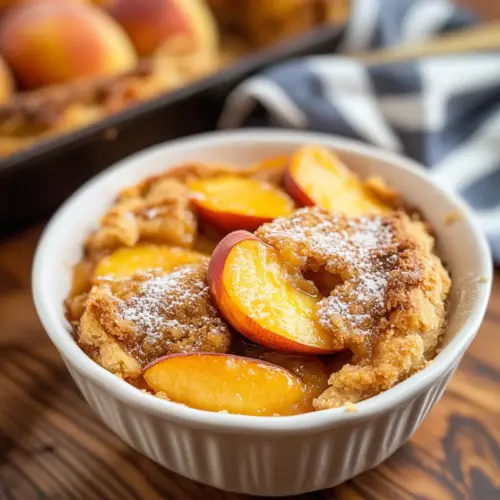 Easy Southern Peach Cobbler