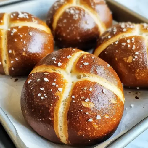 Pretzel Buns
