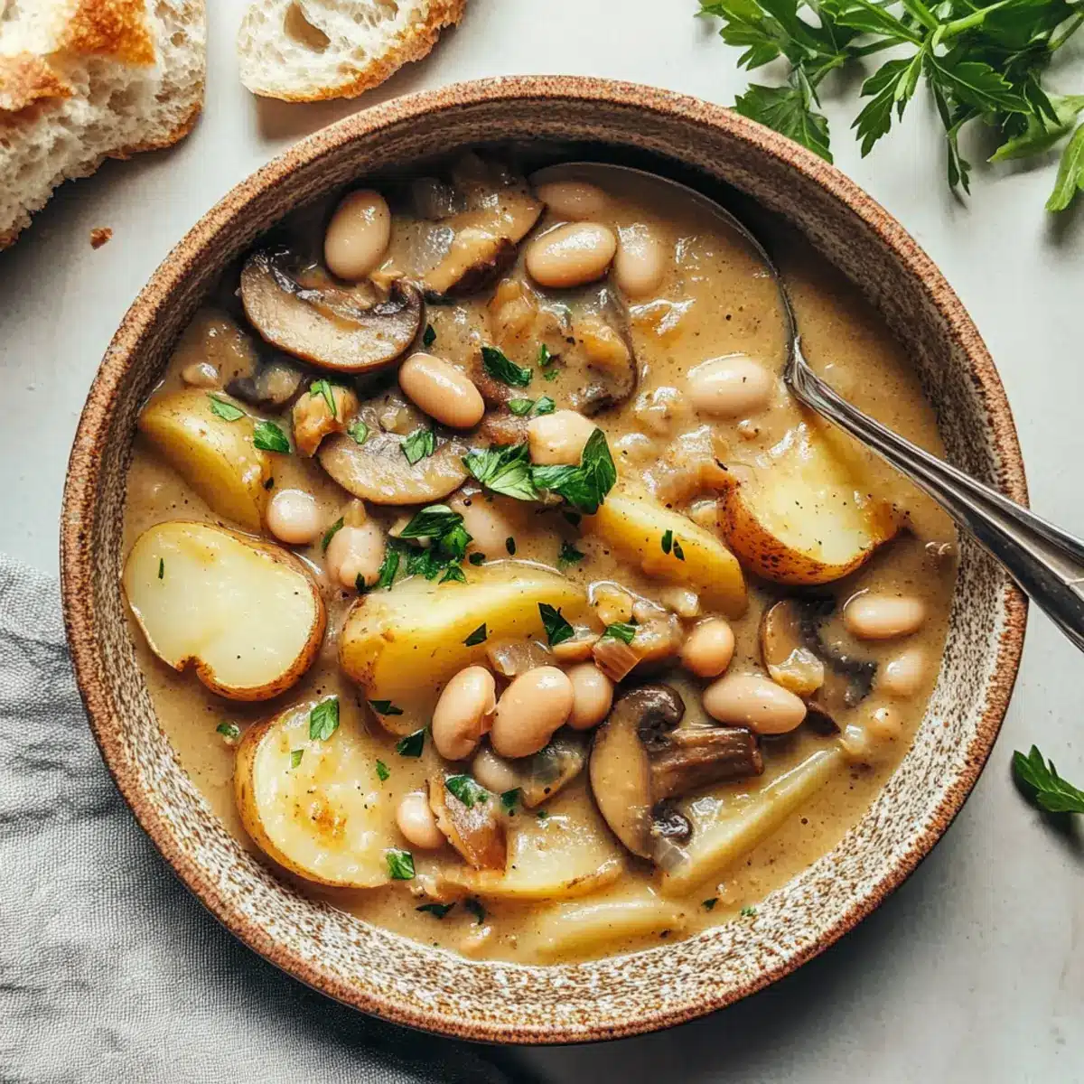 White Bean Mushroom Stew