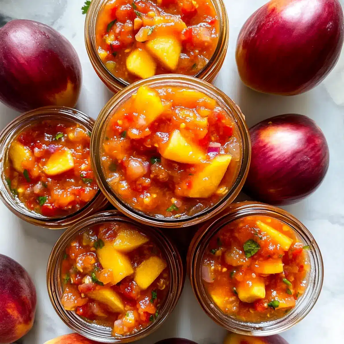 Canning Peach Salsa
