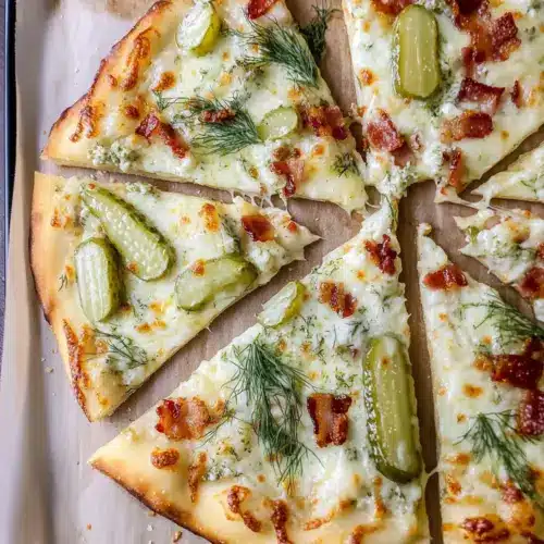 Dill Pickle White Pizza