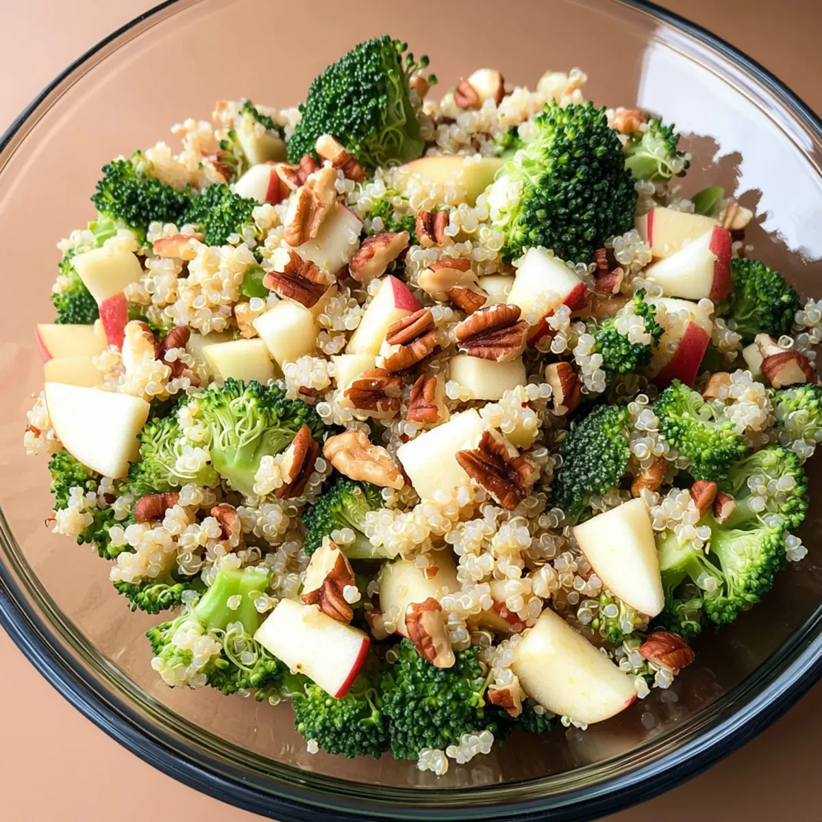 Broccoli Apple Quinoa Salad