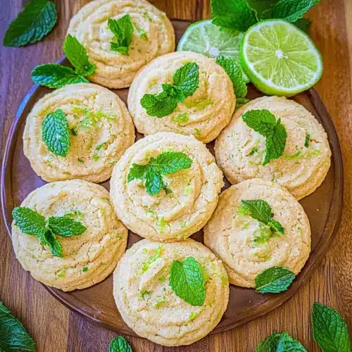 Soft and Chewy Mojito Cookies