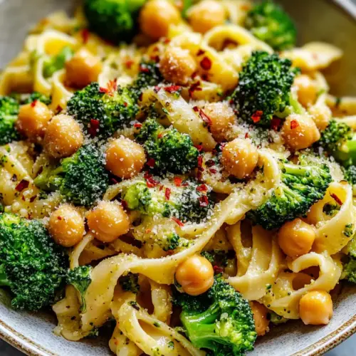 Broccoli Chickpea Pasta