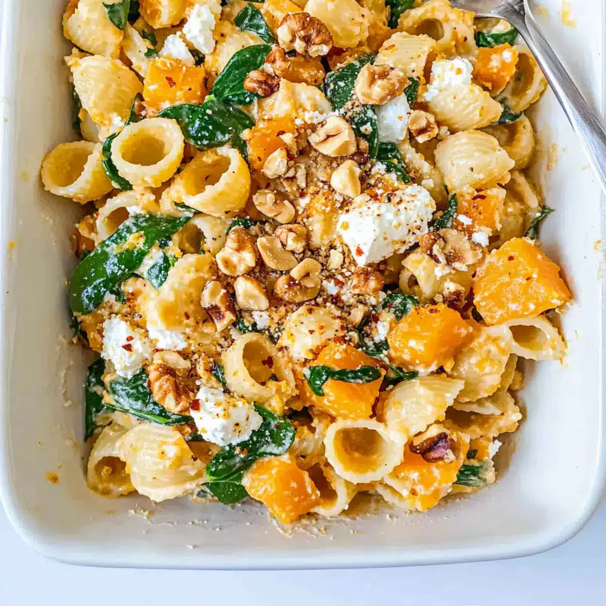 Pumpkin Feta Pasta