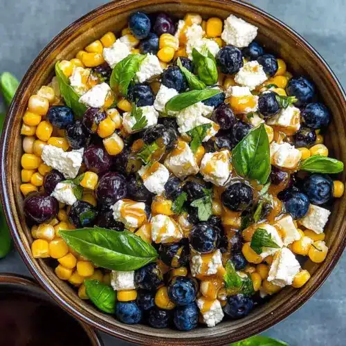 Blueberry Corn Feta Salad
