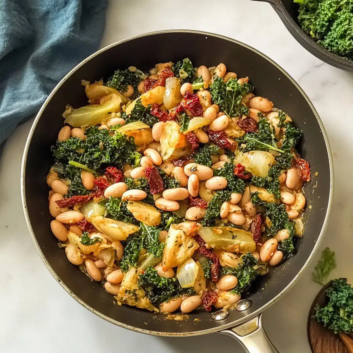 Tuscan White Bean Skillet