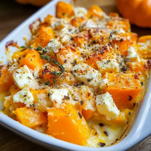 Butternut Squash and Feta Gratin