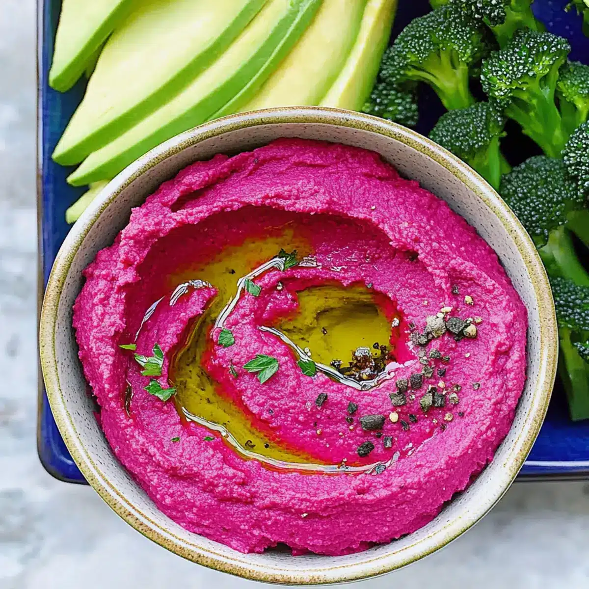 10-Minute Beetroot Hummus
