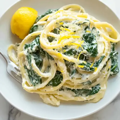 LEMON RICOTTA PASTA & SPINACH