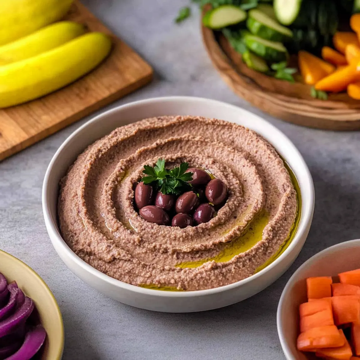 Kalamata Olive Hummus Recipe