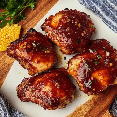 BBQ Chicken Thighs in the Oven