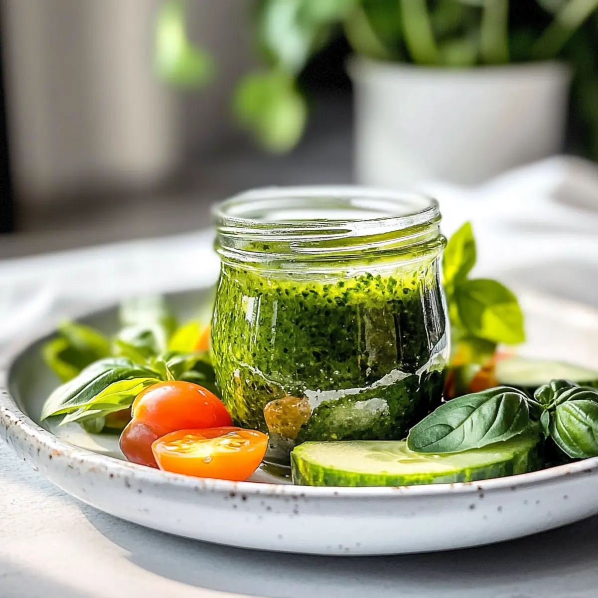Fresh Basil Vinaigrette