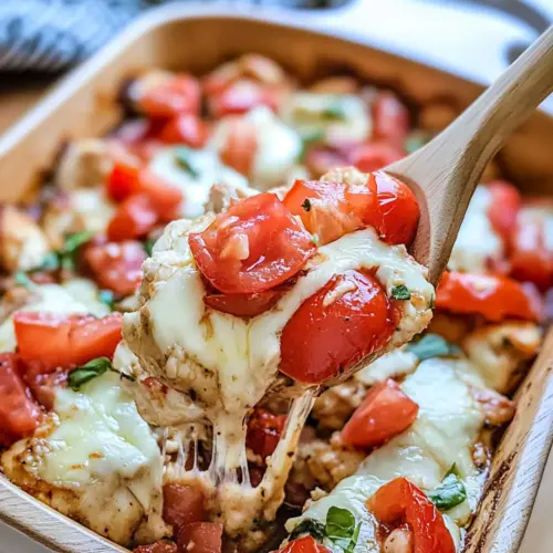 Bruschetta Chicken Casserole