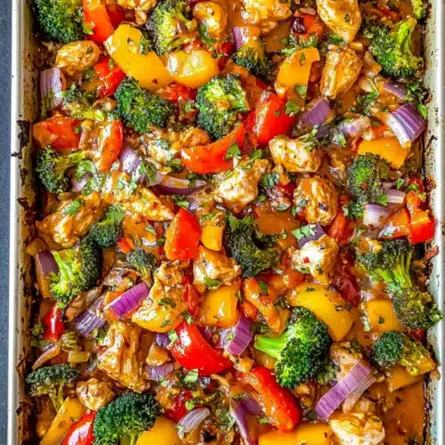 Sheet Pan Thai Chicken Dinner