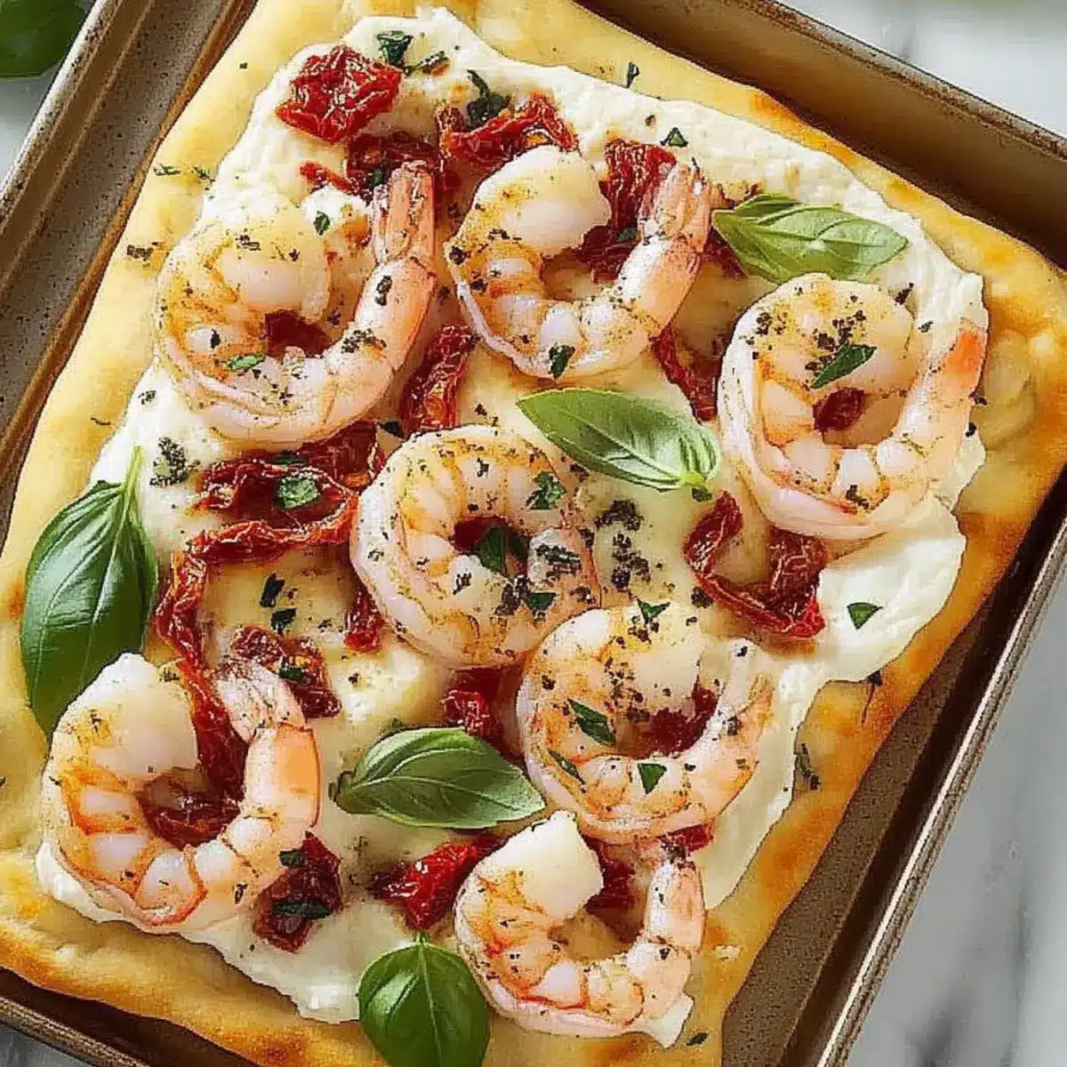 Shrimp Flatbread