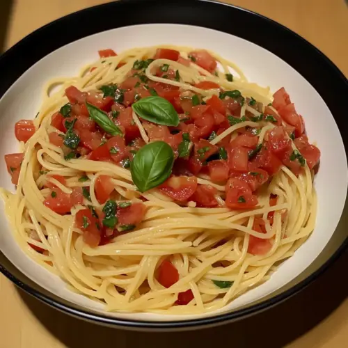 Linguine with Fresh Tomato Sauce