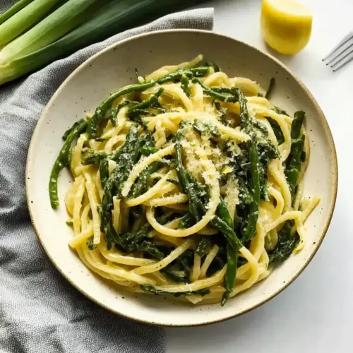 Garlic Scape Pasta