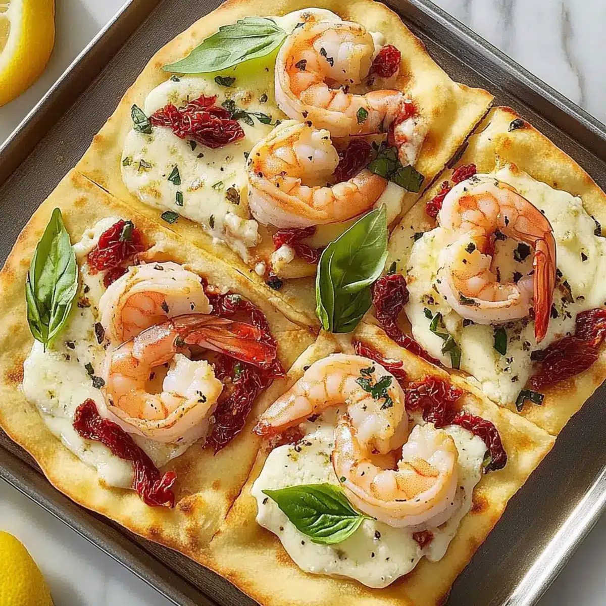 Shrimp Flatbread