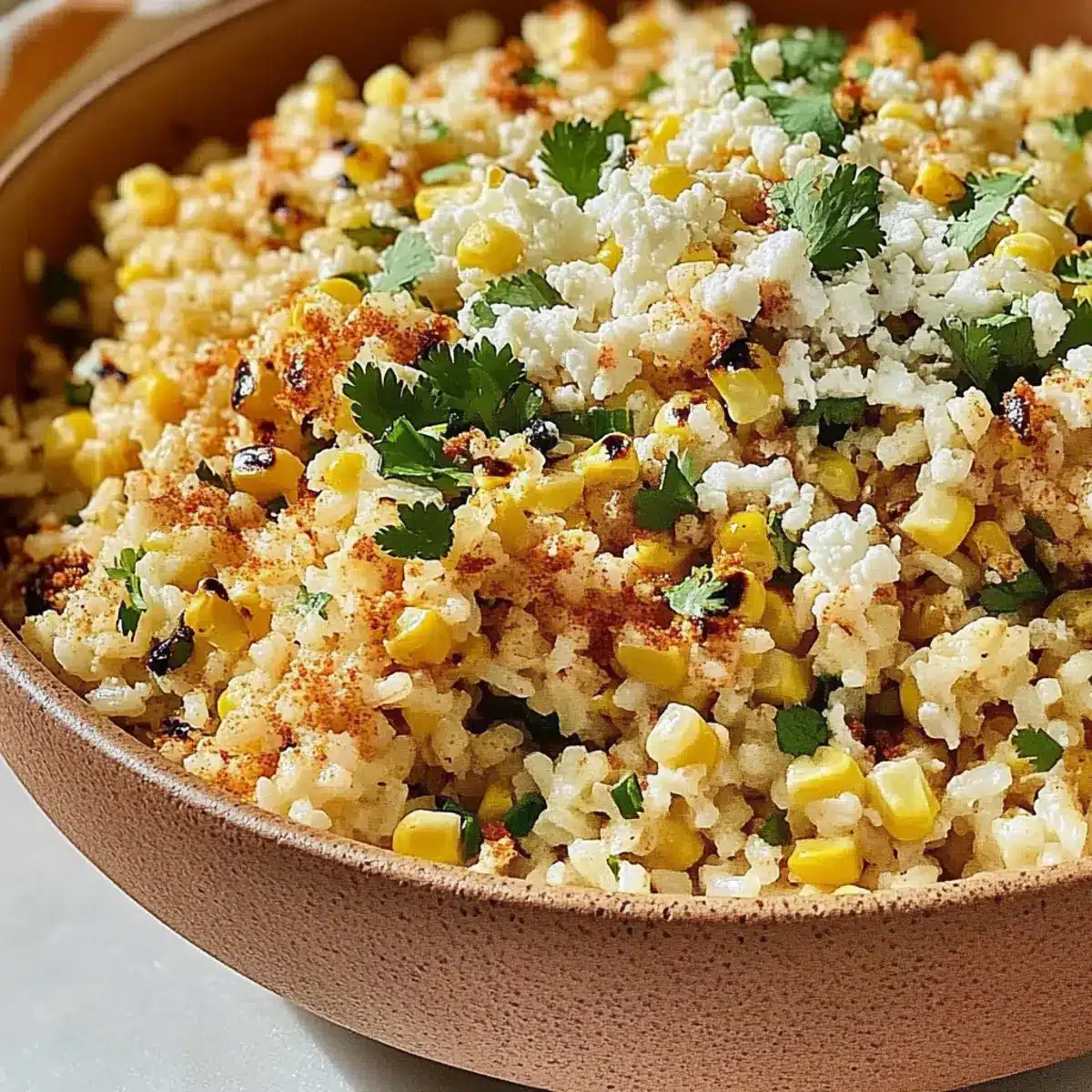 Mexican Street Corn Rice Salad