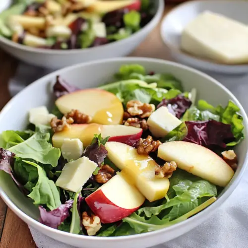 Apple Gouda Walnut Salad