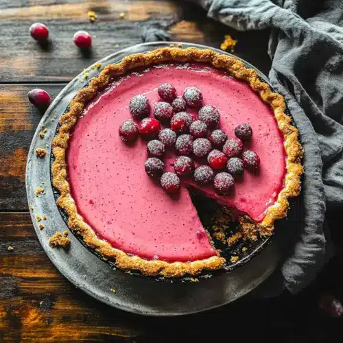 Creamy Cranberry Pie Recipe