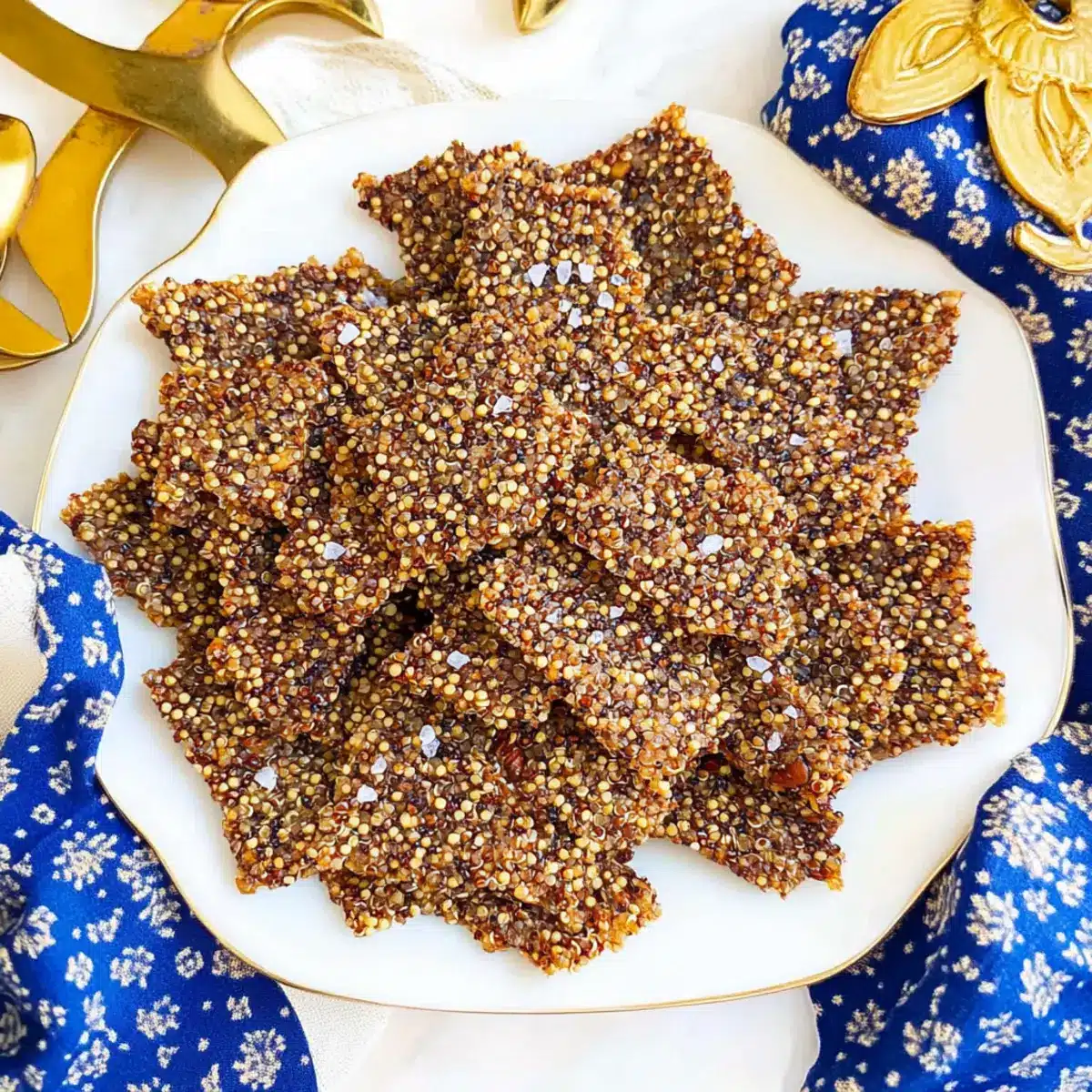 Sea-Salted Quinoa Pecan Brittle