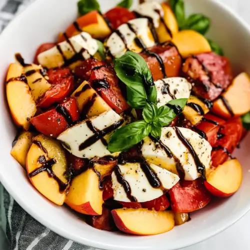 Peach Caprese Salad