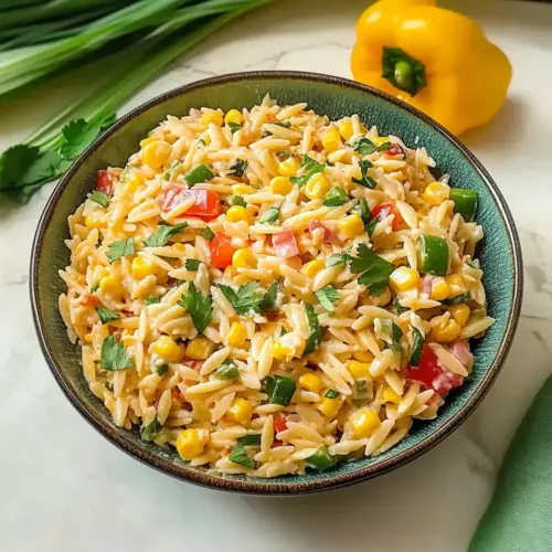 Mexican Street Corn Orzo Pasta Salad