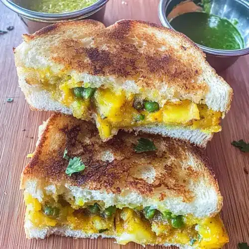 Samosa grilled cheese
